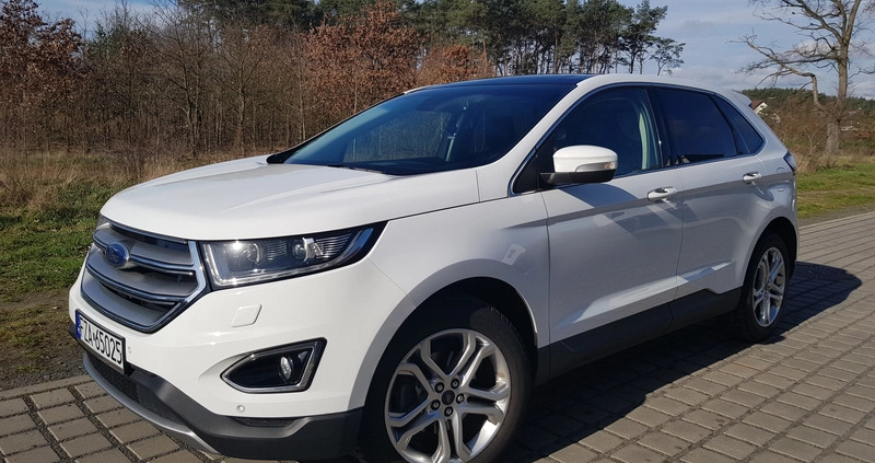 Ford EDGE cena 96900 przebieg: 124000, rok produkcji 2017 z Góra małe 379